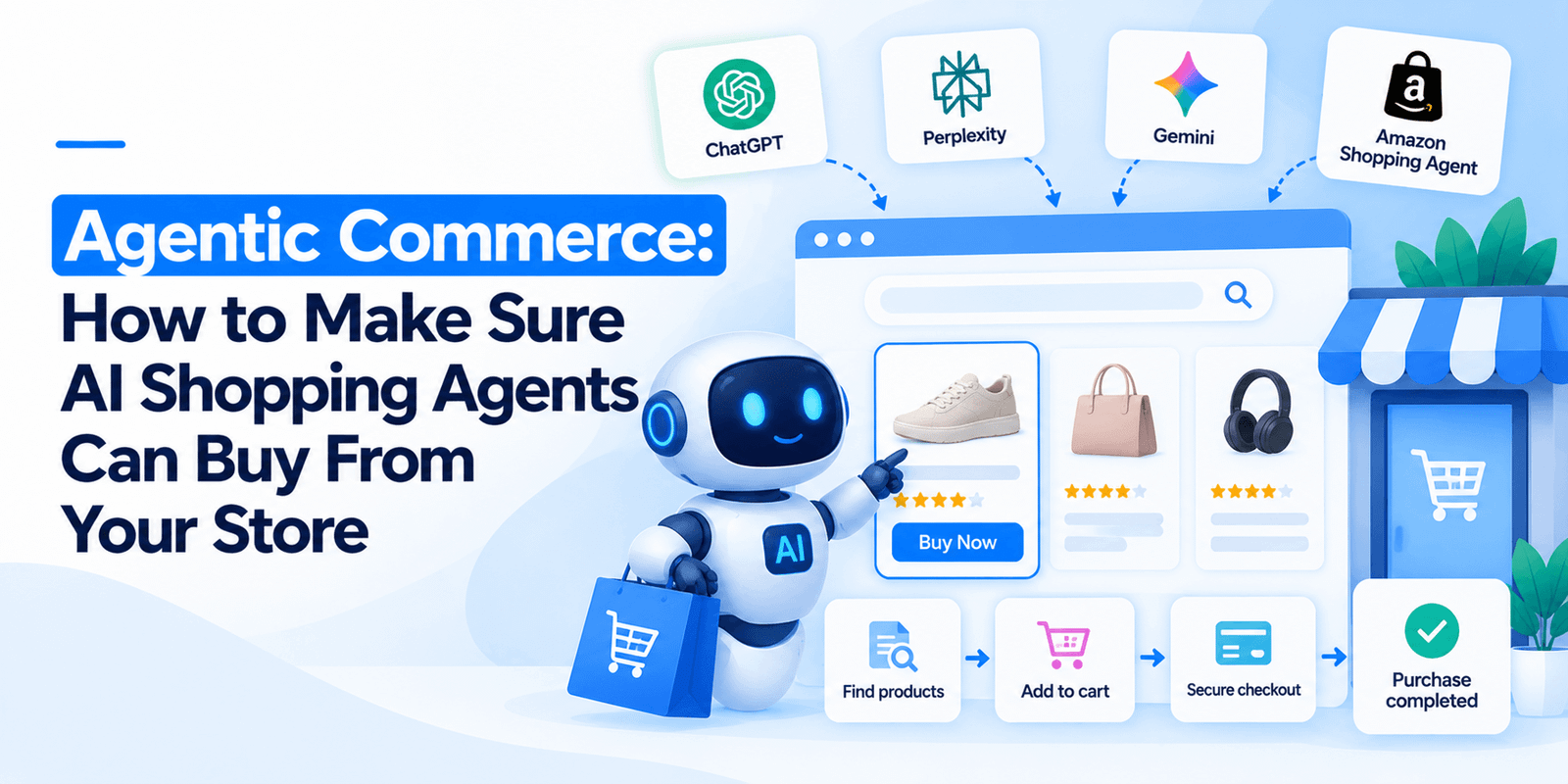 Comparison of UCP, ACP and AP2 agentic commerce protocols for merchants